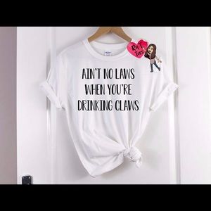 No Laws White Tee